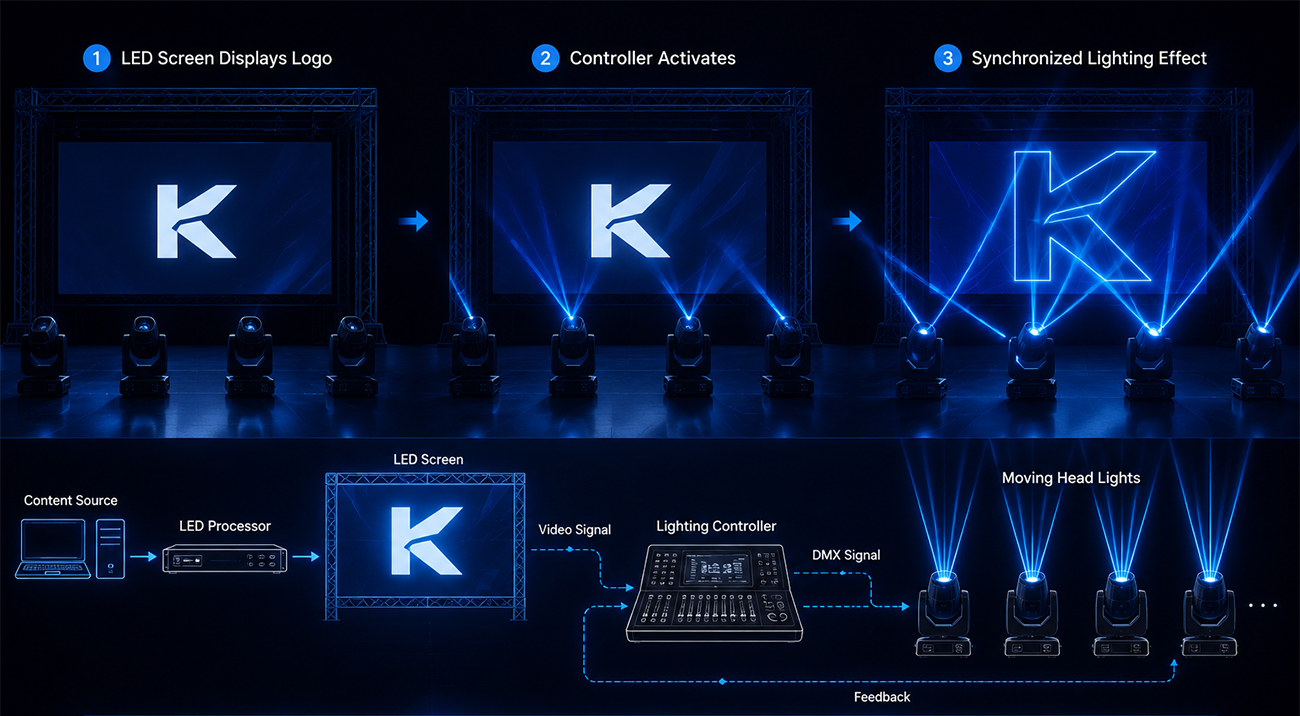 laser light show Workflow عرض ضوء الليزر سير العمل