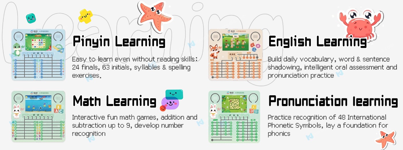 Four Core Modules Curriculum Overview نظرة عامة على المناهج الدراسية لوحدات تعلم اللغة الإنجليزية والصوتيات لمرحلة ما قبل المدرسة من Pinyin