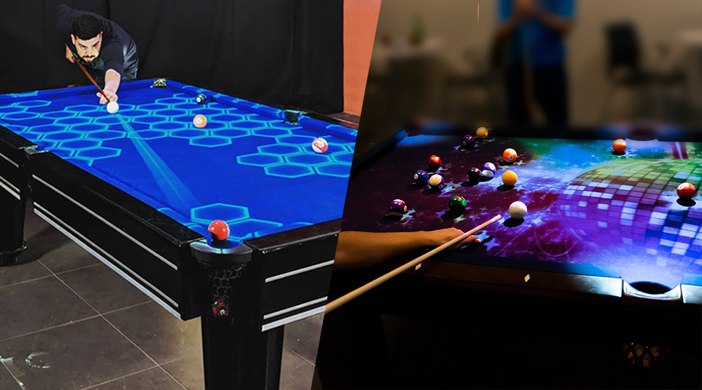 أنظمة عرض البلياردو: السعر والإعداد وكيفية تحويل طريقة اللعب