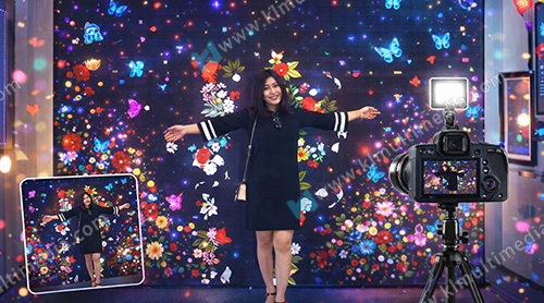 جدار LED فني تفاعلي