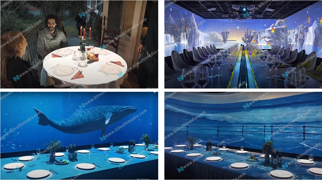 مطعم الإسقاط التفاعلي