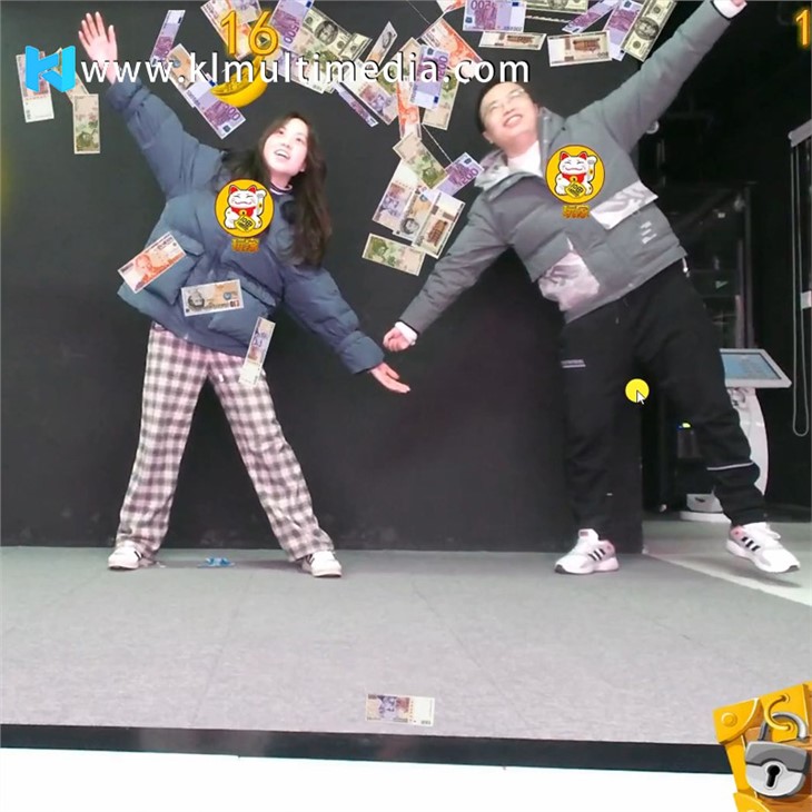 لعبة الثروة المحظوظة باستشعار الحركة